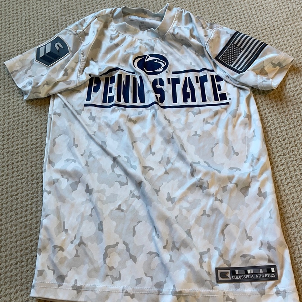 Kids Stitched Penn State Athletic Shirt